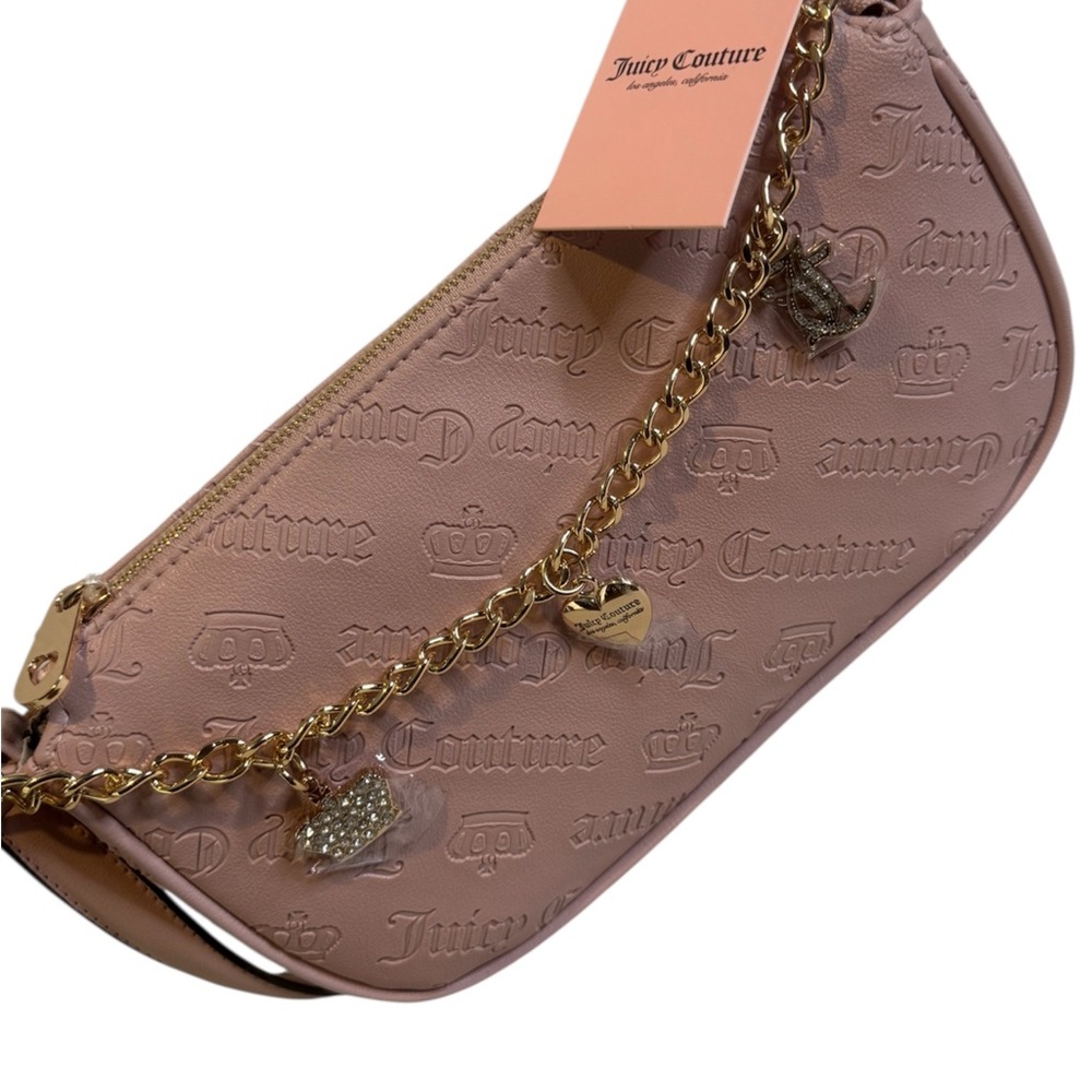 Juicy Couture Blush Shoulder Bag with Gold Chain - Picture 6 of 13